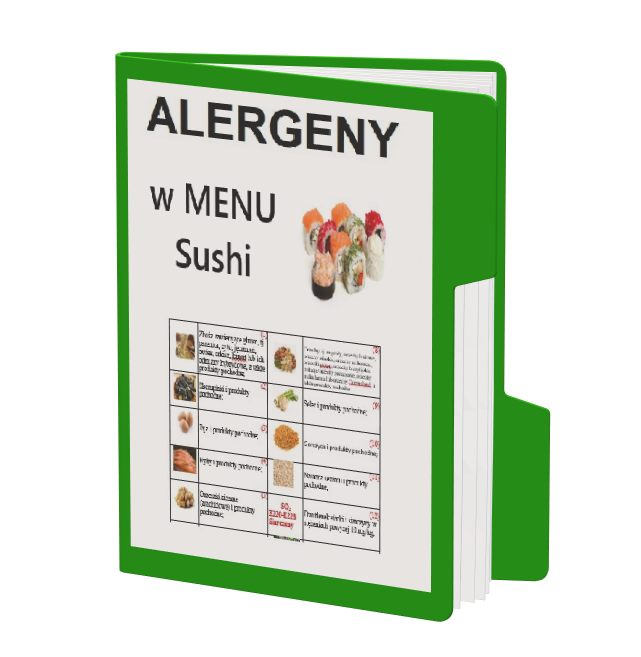 Alergeny w MENU Sushi